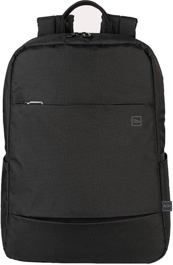 Tucano Global 2 Laptop Bag for 14 inch Laptops, Water-Resistant Polyester, Shockproof Microfiber Lining, Adjustable Shoulder Strap, Black