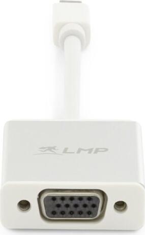 LMP Mini-DisplayPort to VGA adapter, Mini-DP to VGA monitor, White