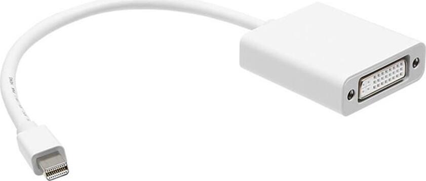 LMP Mini-DisplayPort to DVI adapter, Mini-DP to DVI monitor, White