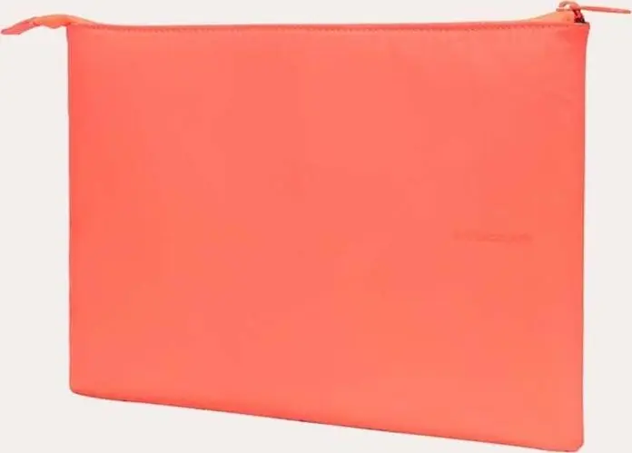 Tucano Sleeve Busta Laptop Sleeve for Devices up to 13.0 Inches, Water-Resistant Neoprene and Nylon Protective Case, Slim Minimalist Design, Coral Red