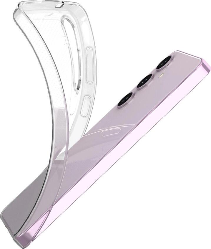 Husa WOO pentru Samsung Galaxy A55, Cover TPU Silicon Transparent, Protectie Shockproof Anti-Ingalbenire, Design Slim Flexibil, Rezistenta la Praf