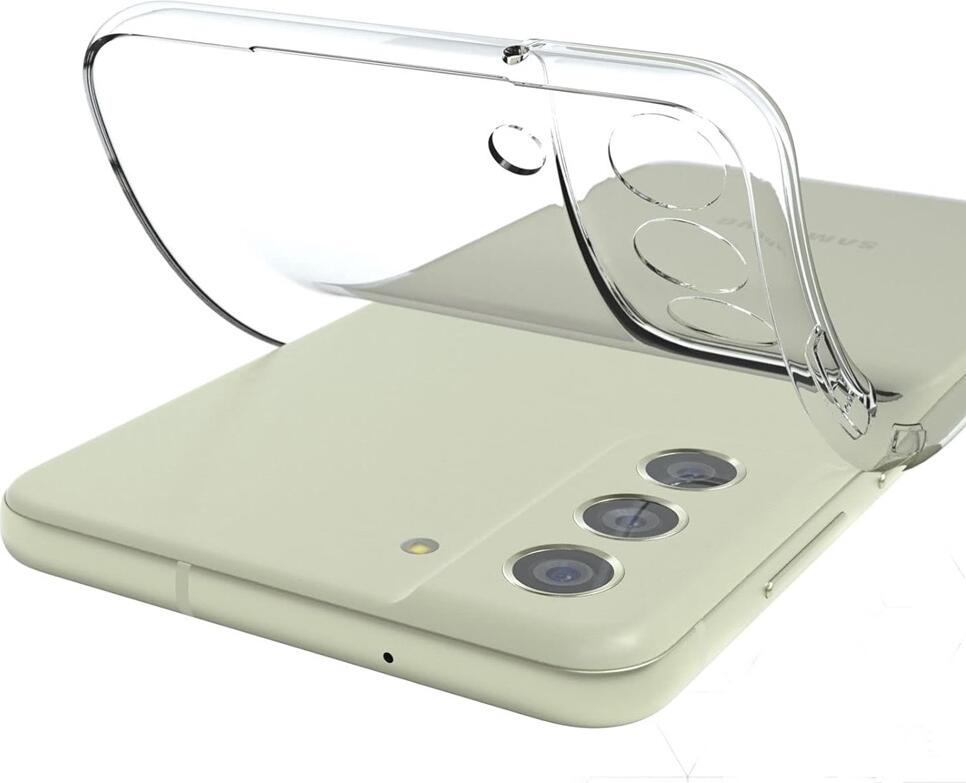 Helmet Case TPU Soft Samsung S21FE, Clear