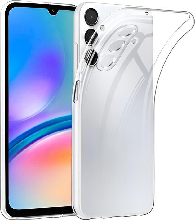 WOO Case for Samsung Galaxy A35 4G, Clear TPU Flexible Slim Cover, Shock-Absorbent and Scratch-Resistant Protective Case with Raised Edges, 6.6"