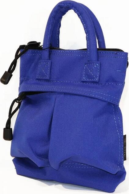 Foldable Helmet Shopping Bag with Storage Pouch, Durable Polyester Material, Zipper Closure, Internal Pockets for Organization, Compact Design