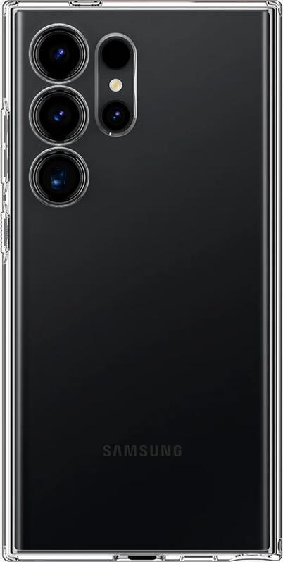 Husa WOO pentru Samsung Galaxy S24 Ultra, Cover TPU Transparent Flexibil, Protectie Shockproof Anti-Alunecare cu Colturi Ranforsate