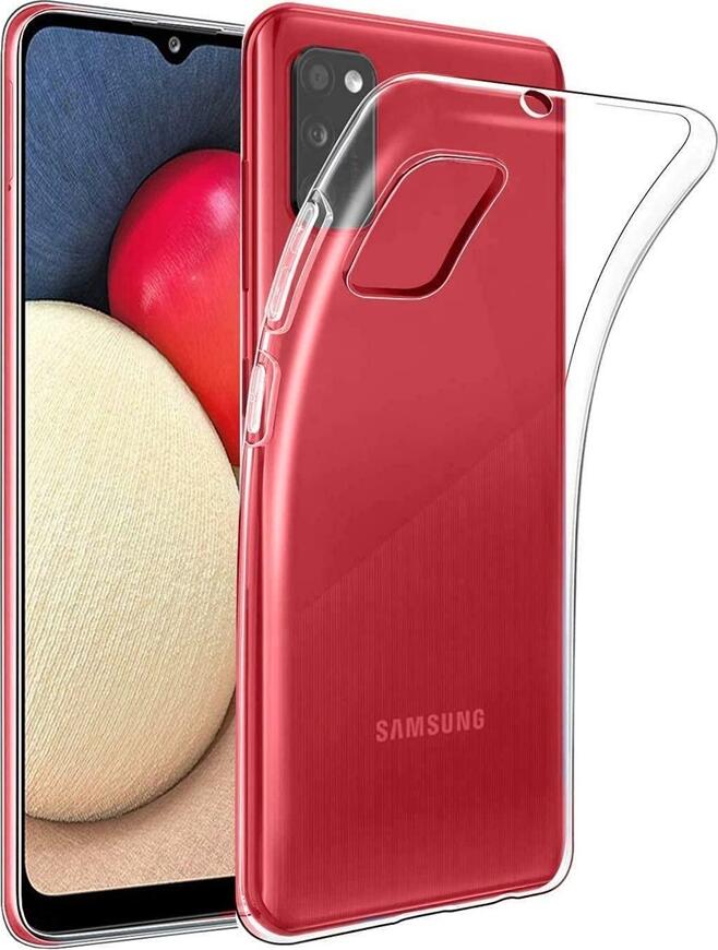 Helmet Case TPU Soft Samsung A03S, Clear