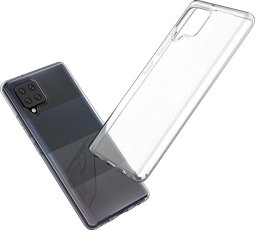 Husa Helmet Case pentru Samsung Galaxy M12 4G, Transparenta din TPU Flexibil, Protectie Shockproof si Anti-Zgarituri, Design Minimalist cu Margini Ridicate