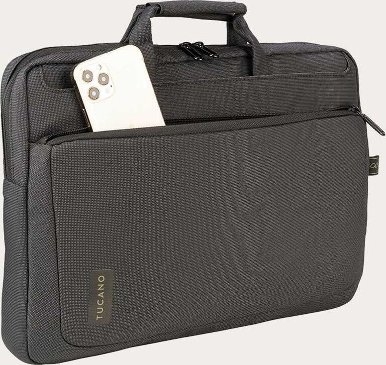 Tucano Work Out 4 WO4-MB16-AX Laptop Bag for MacBook Pro 16" (2019) and Laptops up to 15.6", Recycled Water-Resistant Polyester, Anthracite