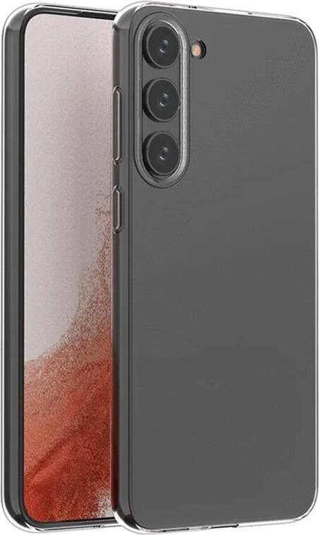 Husa TPU Transparenta pentru Samsung Galaxy S23, Cover Flexibil Rezistent la Socuri, Protectie Slim Anti-Alunecare cu Margini Ridicate