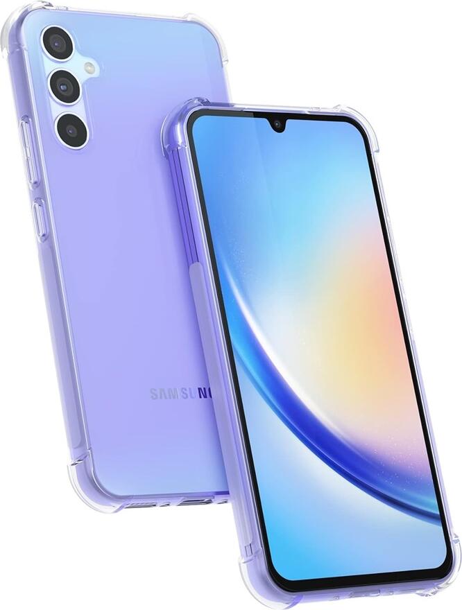 Helmet Case TPU Soft Samsung A34, Clear