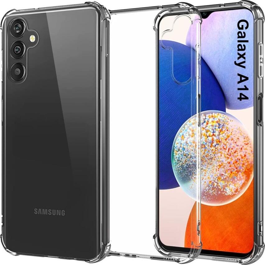 Helmet Case TPU Soft Samsung A14, Clear