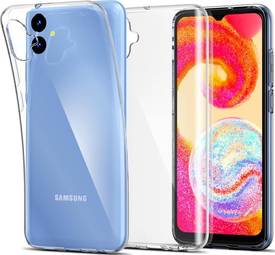 DMLink Clear TPU Case for Samsung Galaxy A04e, Shock-Resistant Flexible Transparent Cover, Anti-Scratch and Dust-Proof Protective Case, 6.5-inch