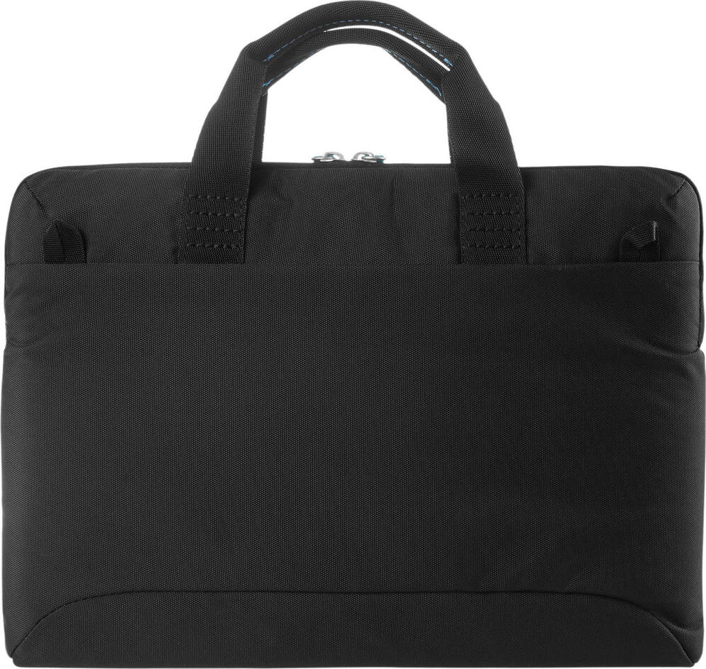 Tucano Smilza BSM15 Super-Slim Laptop Bag for 15.6 inch Laptops and MacBook Pro 16, Recycled rPET Fabric, Anti-Shock Padding, Color: Black