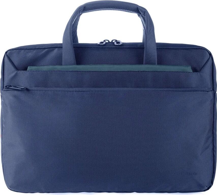Tucano Work Out 3 Slim Laptop Bag WO3-MB13 for 13 inch MacBook Air Pro Ultrabooks, Water-resistant Polyester, Anti-shock System, Blue
