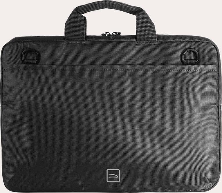 Tucano Idea Bundle 14 BU-BIDEA1314-WM-BK Slim Laptop Bag and Wireless Mouse Set for 14 inch Laptops and MacBook Pro 14, Durable Polyester, Black