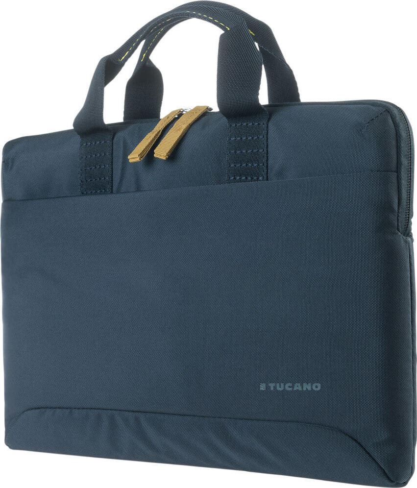 Tucano Stilo Business Convertible Laptop Bag and Backpack for 15.6 inch Laptops, Water-Resistant Polyester, Soft Microfiber Lining, Blue