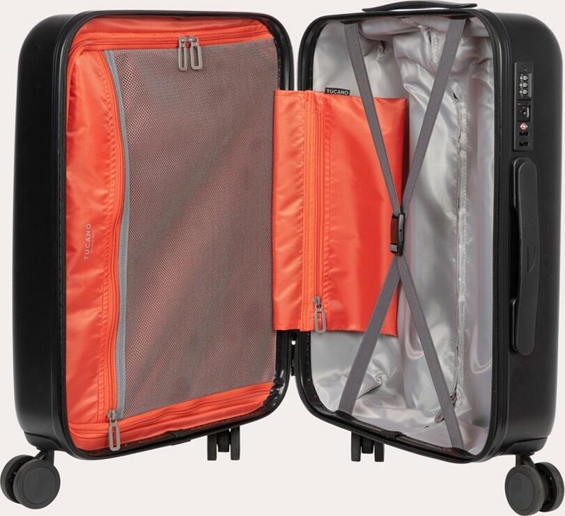 Tucano Travel Trolley Ted Rigid S (40L), Black