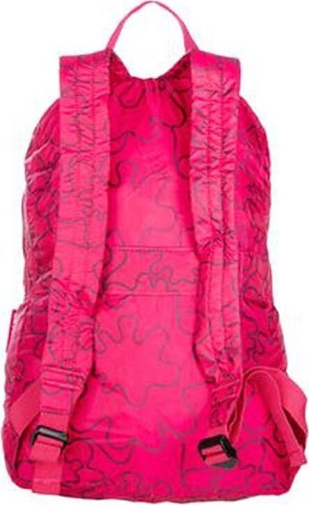 Tucano Compatto Mendini Foldable Backpack, Water-Repellent Nylon, 30 x 44 x 20 cm, with Trolley Strap and Adjustable Shoulder Straps
