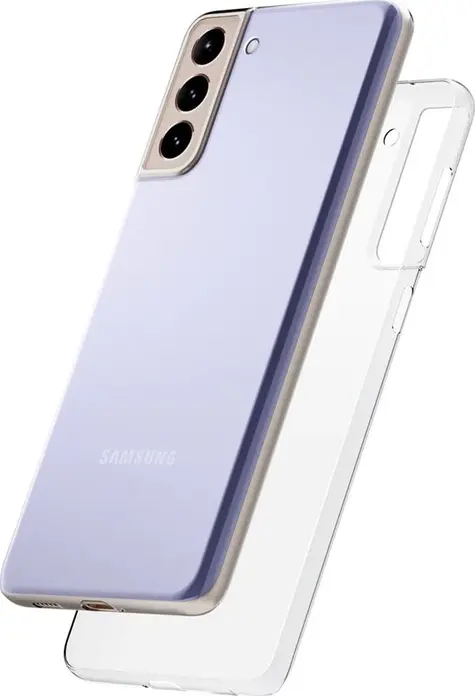 Husa Helmet TPU Transparenta pentru Samsung Galaxy S21, 6.2 inch, Protectie Shockproof Slim cu Margini Anti-alunecare si Ridicate pentru Ecran si Camera