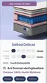 Almir Deluxe Orthopedic Mattress, 90x200 cm, Individual Pocket Springs, Memory Foam 50kg/m3 & OrtoFoam, Dual-Sided Soft/Medium Firmness, Removable Cover, 27cm