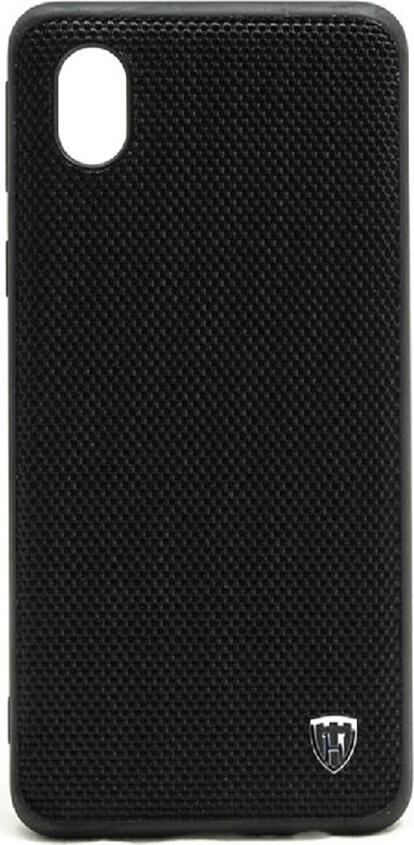 Husa Helmet Shockproof pentru Samsung Galaxy A01 Core, Protectie TPU Mat cu Colturi Ranforsate si Grip Anti-alunecare, Negru