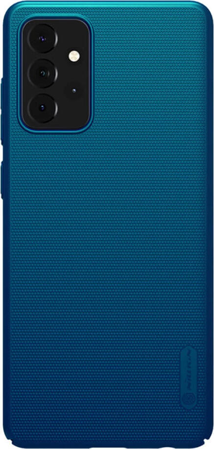 Чехол Nillkin Super Frosted Shield для Samsung Galaxy A72 4G, противоударный матовый кейс из поликарбоната с текстурой углеродного волокна и антиотпечатным покрытием