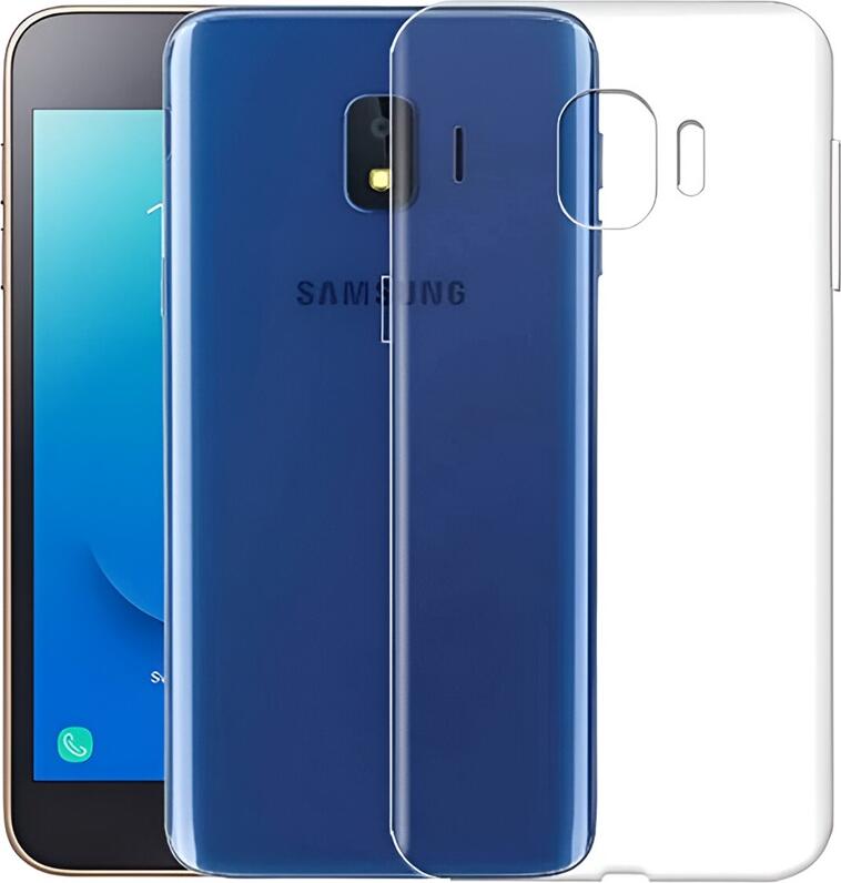 Husa Helmet Shockproof pentru Samsung Galaxy J2 Core, Cover TPU Transparent Slim Fit, Protectie Anti-Zgarieturi cu Margini Raisate