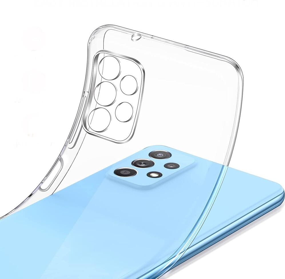 Husa TPU Transparenta pentru Samsung Galaxy A23, Cover Flexibil Rezistent la Socuri si Zgarituri, Protectie Slim cu Margini Ridicate