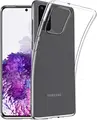Чехол Helmet из прозрачного TPU для Samsung Galaxy S20 Plus, противоударный тонкий кейс с противоскользящими краями и защитными бортиками экрана и камеры