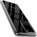 Transparent TPU Case for Samsung Galaxy S20 Ultra, Shock-Absorbing Flexible Protective Cover, Scratch-Resistant Minimalist Slim Shell with Raised Edges