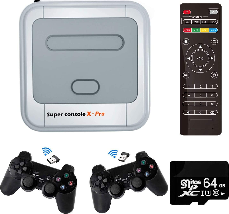 Other Retro Game Console R8 X Pro 64GB 30000 Games, Black