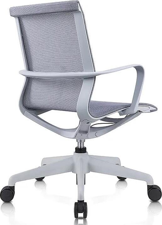 Herman Miller Setu Office Chair, Grey Nylon and Metal Frame, Kinematic Spine, Breathable Elastomer Back, 136 kg Capacity, 360 Degree Rotation