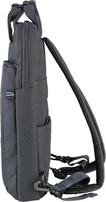 Tucano Work Out 4 Slim Laptop Backpack Briefcase Hybrid for 13-14 inch Laptops, Recycled Polyester, Padded Protection, Trolley Strap, Blue