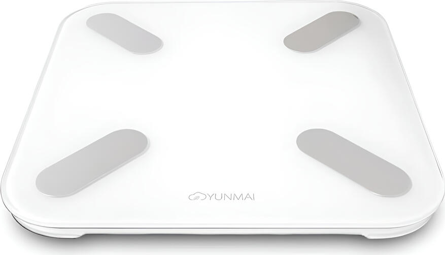 Yunmai Smart Scale X YMBS-M268 Digital Body Composition Scale, BIA ITO Technology, Bluetooth 5.0, USB-C Rechargeable, BMI Fat Muscle Mass, White
