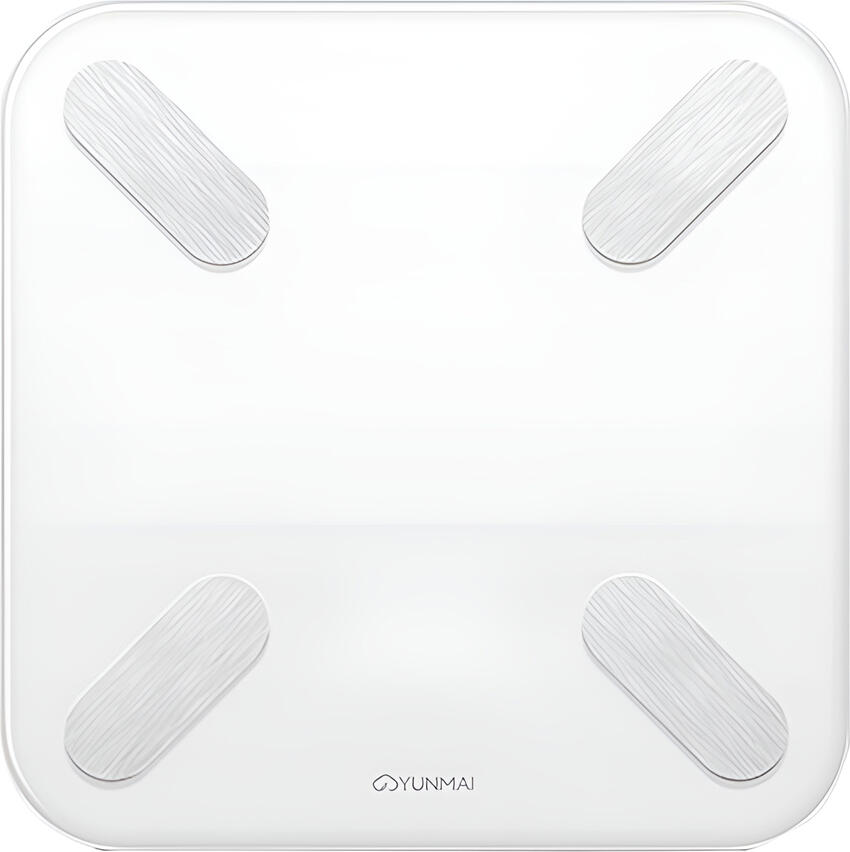 Yunmai Smart Scale X YMBS-M268 Digital Body Composition Scale, BIA ITO Technology, Bluetooth 5.0, USB-C Rechargeable, BMI Fat Muscle Mass, White