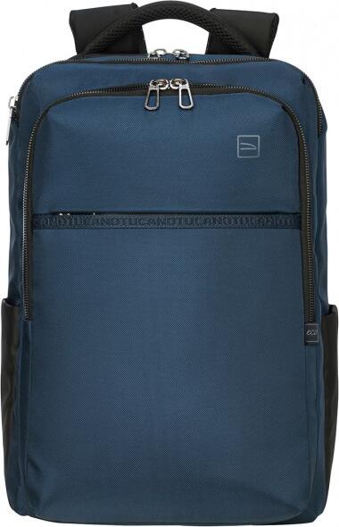 Tucano Marte Gravity AGS Laptop Backpack for 15.6 inch Laptops and MacBook Pro 16, rPET Recycled Fabric, Anti-Gravity System, Anti-Shock Base, Blue