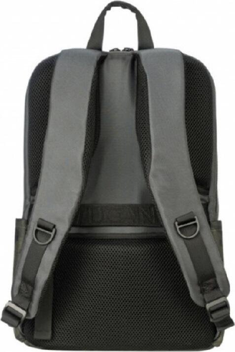 Tucano Terras Laptop Backpack for 15.6 inch Laptops and MacBook Pro 16, Water-Resistant Polyester, Padded Compartments, Trolley Strap, Military Green