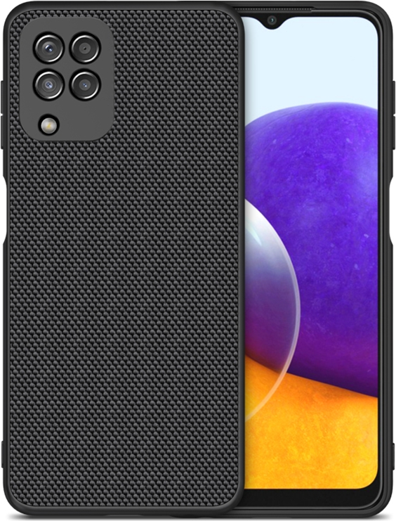 Helmet Case TPU Nylon Samsung Galaxy A21S, Black