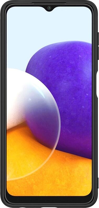 Husa DMLink Helmet pentru Samsung Galaxy A21S, Cover Protector din TPU si Nylon, Rezistenta la Shock, Zgarituri si Praf, Textura Anti-alunecare, Negru