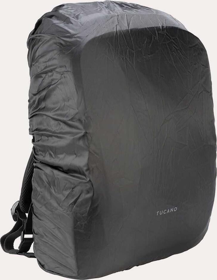 Рюкзак для ноутбука Tucano Bizip AGS 17 BKBZ17-AGS-BK до 17 дюймов и MacBook 16 дюймов, переработанный полиэстер, USB-порт, дождевик, черный