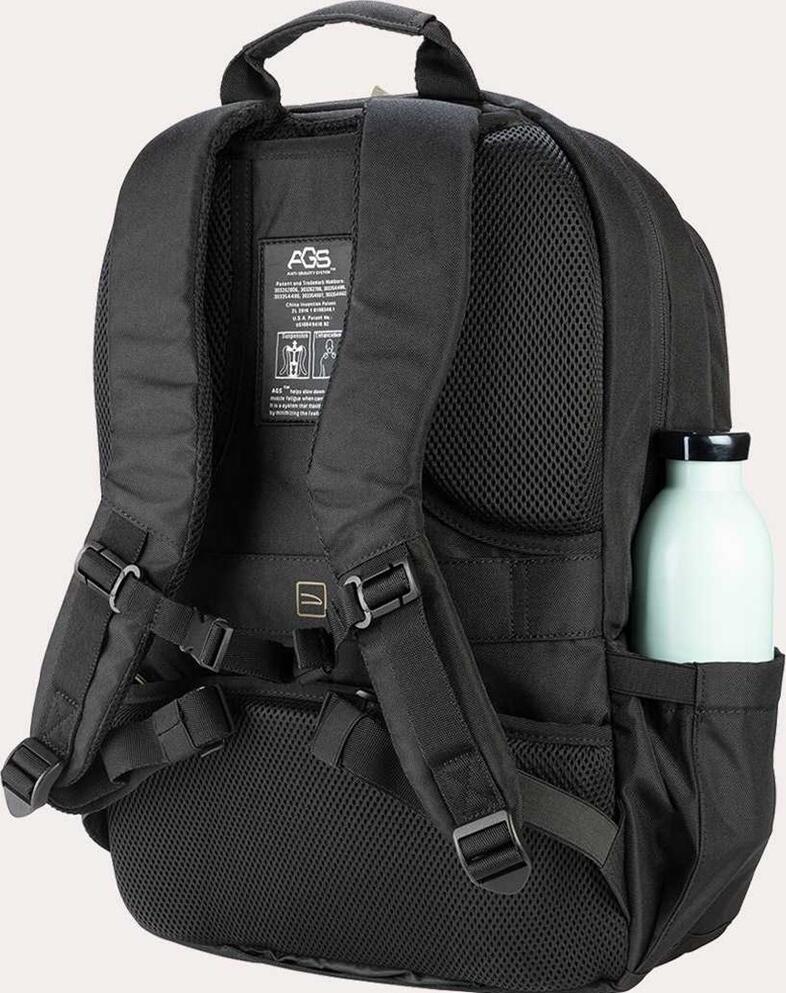 Рюкзак для ноутбука Tucano Bizip AGS 17 BKBZ17-AGS-BK до 17 дюймов и MacBook 16 дюймов, переработанный полиэстер, USB-порт, дождевик, черный