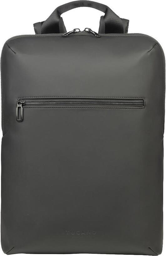 Рюкзак Tucano Gommo BKGOM15-B для ноутбуков до 15.6" и MacBook Pro 16", из каучукового полиуретана, водостойкий, с креплением к чемодану, черный