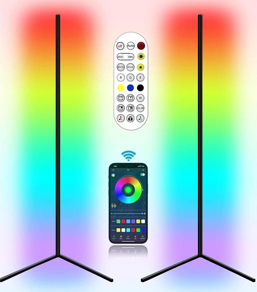 NO Brand RGB Lamp Rechargable with app 2Pack