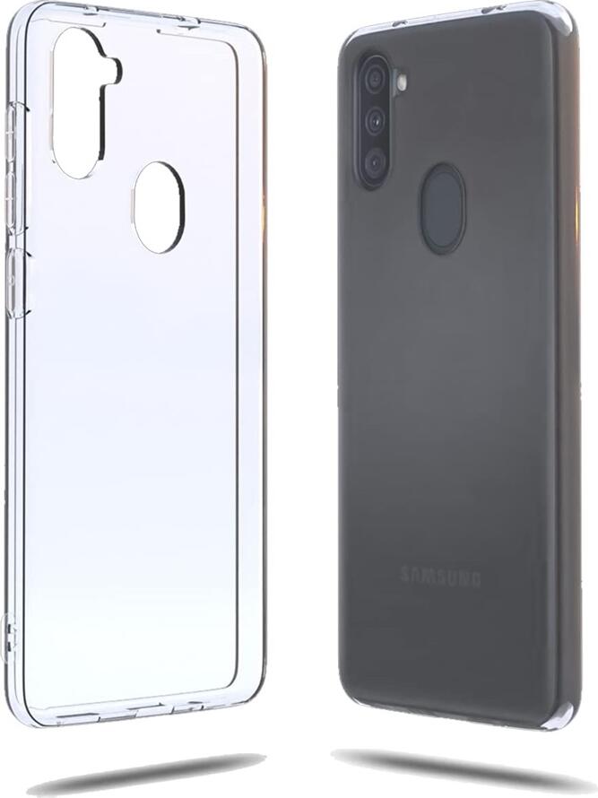 Husa TPU pentru Samsung Galaxy M11, Transparenta, Flexibila si Rezistenta la Socuri, Protectie Anti-Zgarieturi cu Margini Ridicate si Textura Anti-Alunecare