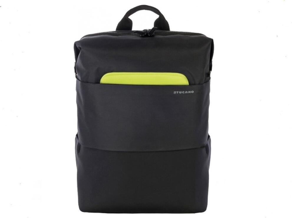 Tucano Modo Small 13 Laptop Backpack, 13 inch, Black, Padded Shock-Resistant Polyester, Rain Cover, Ergonomic Shoulder Straps, Urban Professional