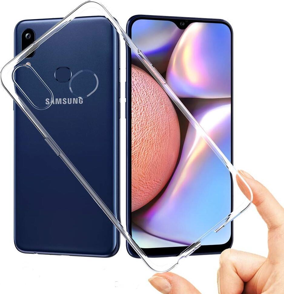 Husa Helmet Case pentru Samsung Galaxy A10S, 6.2 inch TPU Transparenta, Protectie Shockproof Anti-Socs, Anti-Zgarieturi si Praf, Design Minimalist