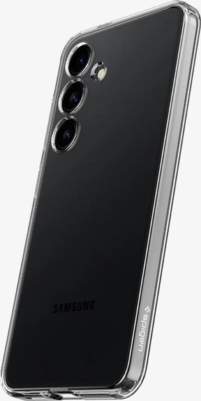 WOO Samsung Galaxy S24 Case, Clear Transparent TPU Flexible Cover, Shock-Resistant and Scratch-Proof Minimalist Protective Shell with Raised Edges