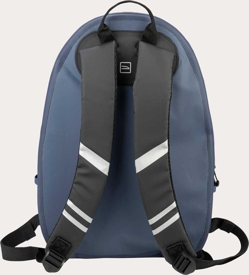 Tucano Asciutto Waterproof Laptop Backpack for 14 inch Laptops, 15L Capacity, Nylon PVC, Ergonomic Padded Straps, Reflective Strips, Blue