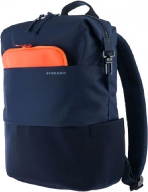 Rucsac Laptop Tucano Modo Small pentru Laptopuri si Tablete pana la 13 inch, Poliester Rezistent, Compartiment Matlasat, Cu Husa de Ploaie, Albastru