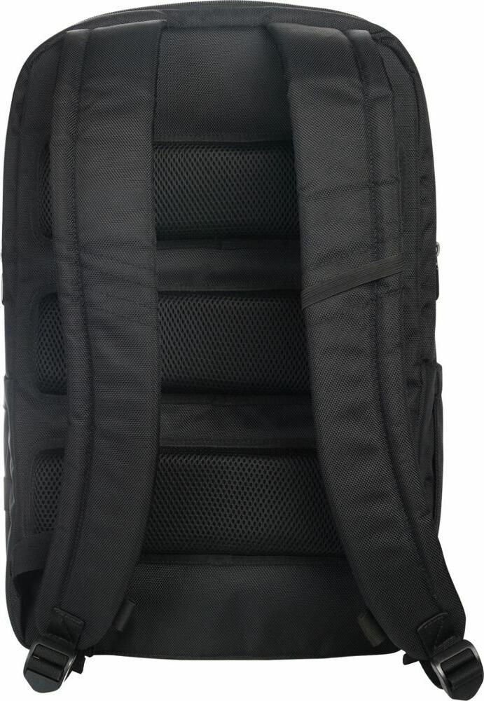 Tucano Turbo Laptop Backpack for 17.0 inch Laptops, Water-resistant Polyester, Padded Ergonomic Design with Accessory Pockets, Black